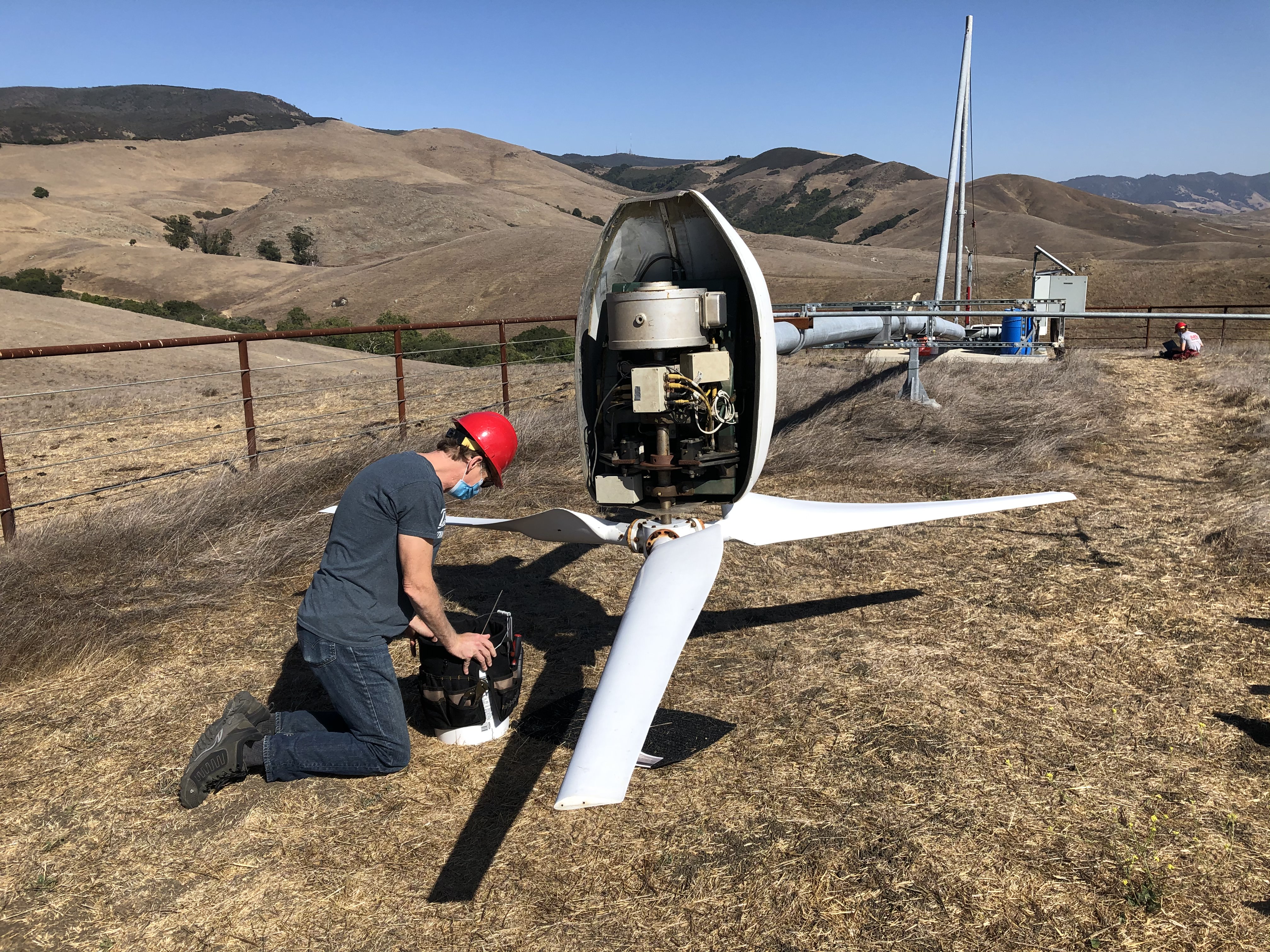 Dr. Lemieux working on Nacelle